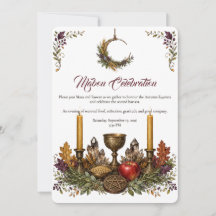 Mabon Celebration Autumn Equinox Invitation