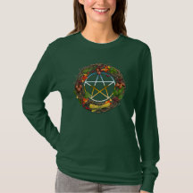 Mabon Grape Vine Wreath with Pentacle