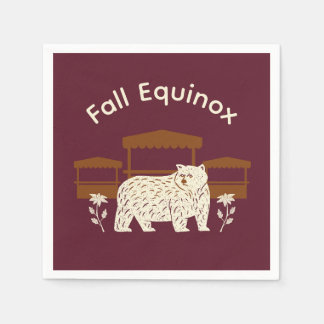 Mabon Harvest Fall Equinox Invitation Napkins