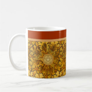 Mabon Oak Leaves Coffee Mug