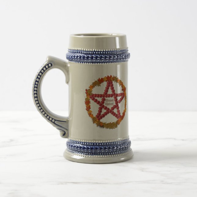 Mabon Pentacle Beer Stein (Left)