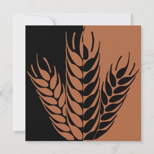 Mabon Wheat Fall Autumnal Equinox Holiday Card