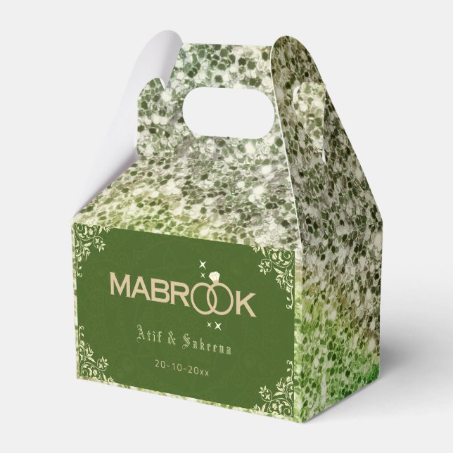 Mabrook  Nikah  Favor Boxes (Front Side)