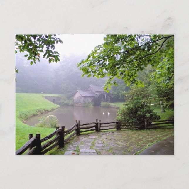 Mabry Mill, Blueridge Parkway, VA Postcard (Front)