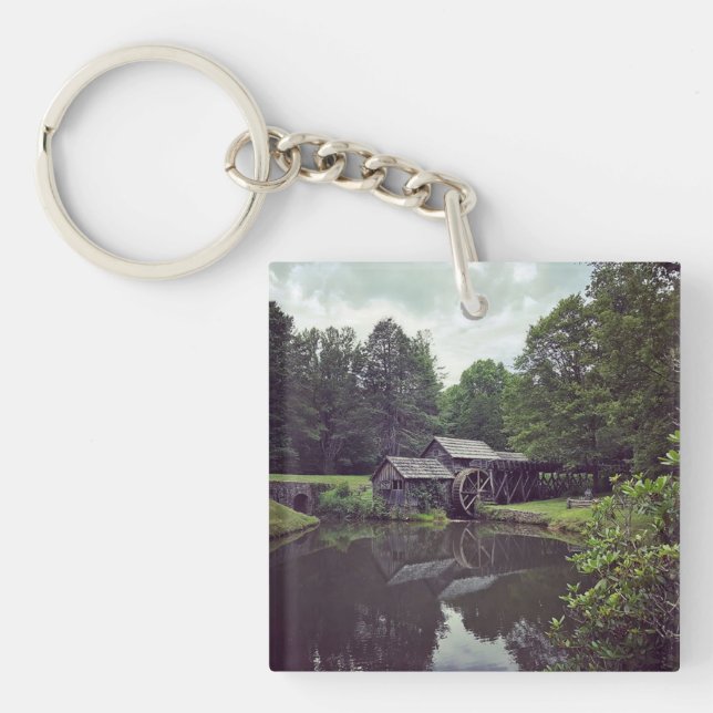 Mabry Mill, Virginia Keychain (Front)