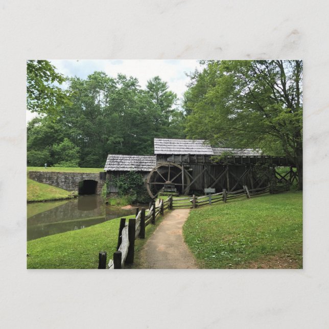 Mabry Mill, Virginia Postcard (Front)