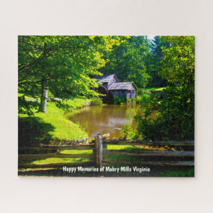 Mabry Mills Virginia. Jigsaw Puzzle