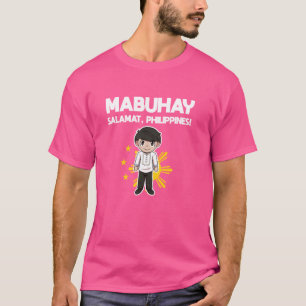 Mabuhay Salamat Philippines Pilipinas Proud Filipi T-Shirt