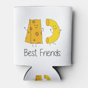 Mac and Cheese Best Friends Art Friendship Art Bes Can Cooler