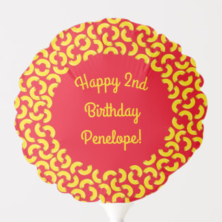 Mac and Cheese Kid 1st Birthday Party Macaroni Balloon