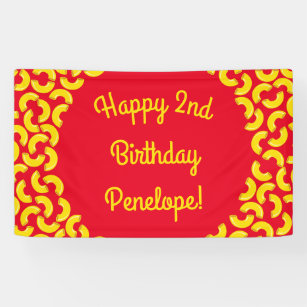 Details about   x2 Personalised Birthday Banner Toddler Design Children Party Decoration 111 