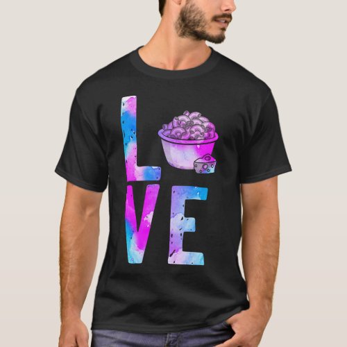 Mac And Cheese Love Watercolor T_Shirt