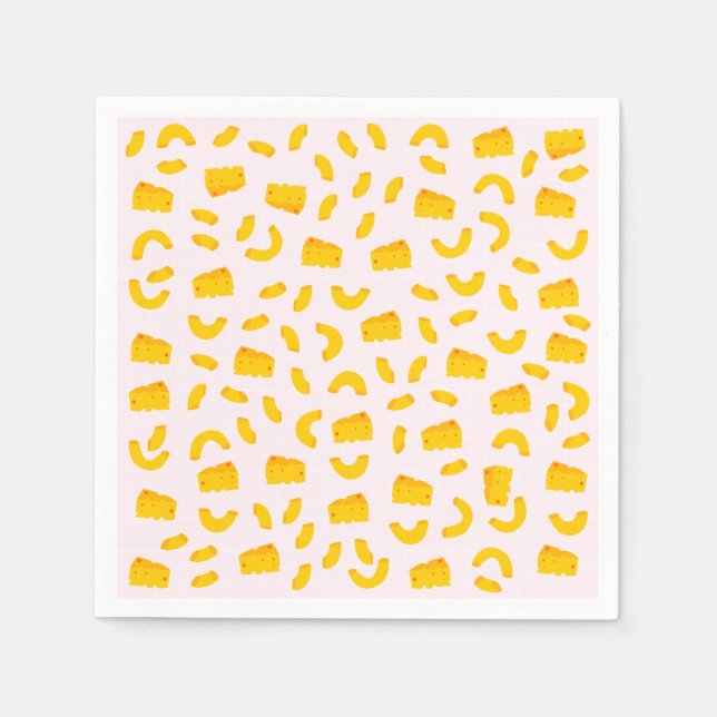 Mac and Cheese Paper Napkins (Front)