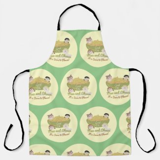 Mac and Cheese Please Retro Kid Fun Pattern