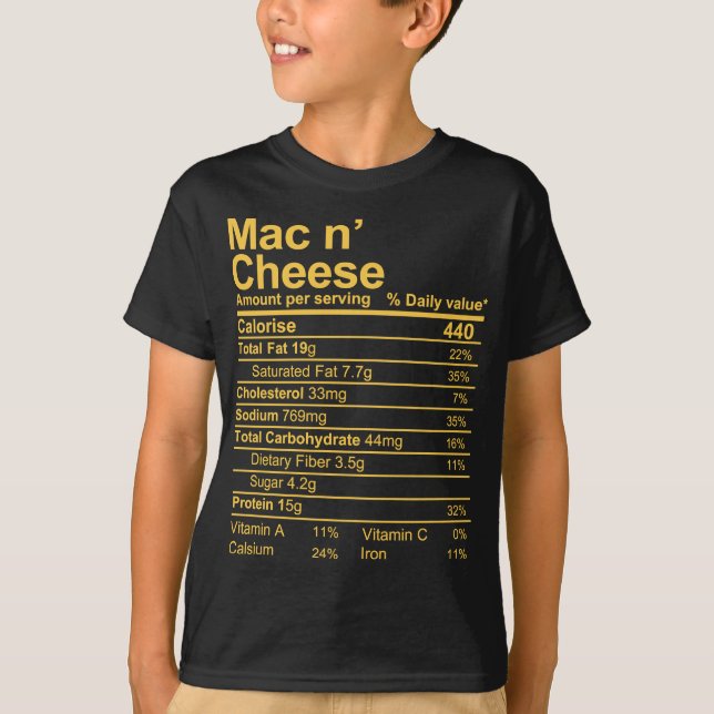 Mac and Cheese T-Shirt (Front)