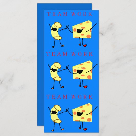 Mac and Cheese Teamwork Bookmark (Front/Back)