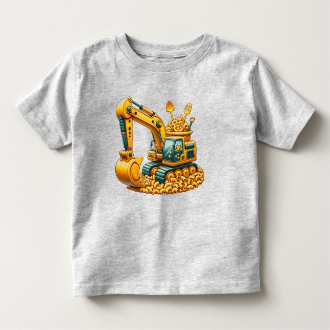 Mac and cheese time toddler t-shirt (Front)
