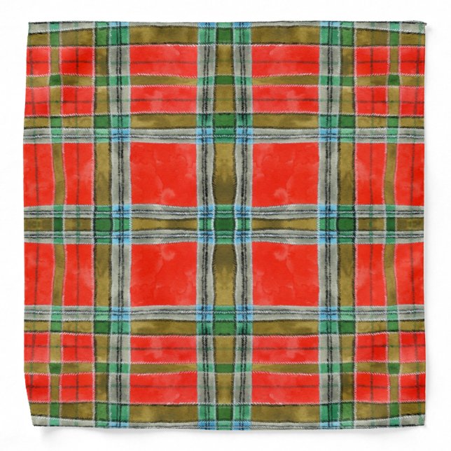 MAC BAIN TARTAN Bandana (Front)