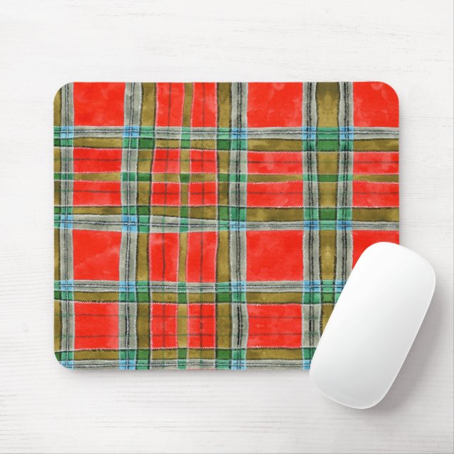 MAC BAIN TARTAN Mousepad (With Mouse)