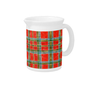 MAC BAIN TARTAN Porcelain Pitcher