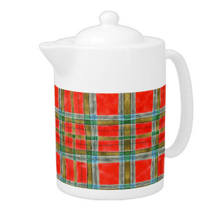 MAC BAIN TARTAN Porcelain Teapot