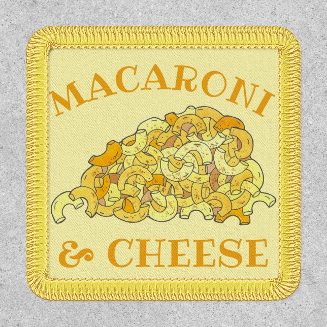 Mac & Cheese Macaroni Pasta Soul Food Foodie Patch (Front)