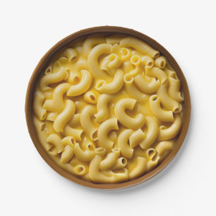 Mac & Cheese Paper Plates