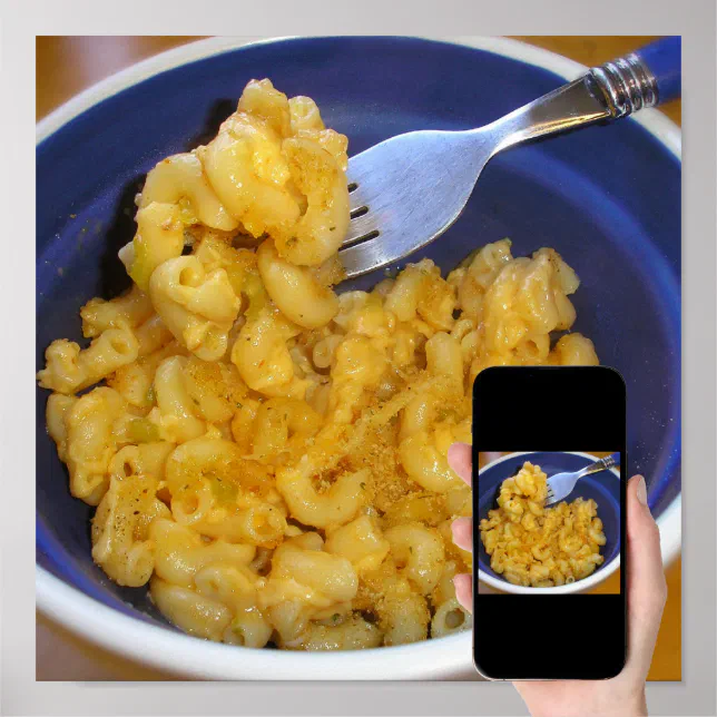 Mac Cheese Poster Zazzle