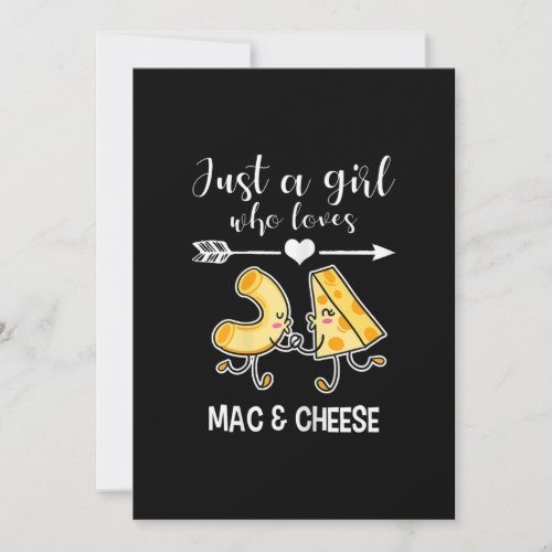 Mac  Cheese Shirt Funny Mac and Cheese Lover Gift Holiday Card