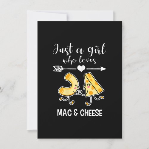 Mac  Cheese Shirt Funny Mac and Cheese Lover Gift Invitation