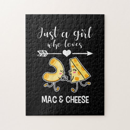 Mac  Cheese Shirt Funny Mac and Cheese Lover Gift Jigsaw Puzzle
