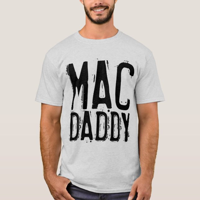 MAC DADDY Vintage Men's T-Shirts (Front)