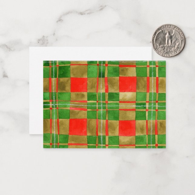 MAC GREGOR TARTAN 3.5x2.5 Flat Card (Front/Back In Situ)