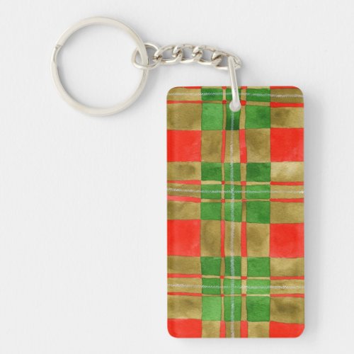 MAC GREGOR TARTAN Acrylic Rectangle Keychain 