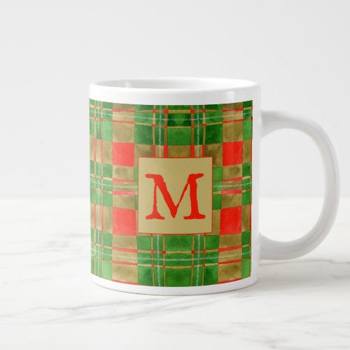 MAC GREGOR TARTAN Big Mug  Initial