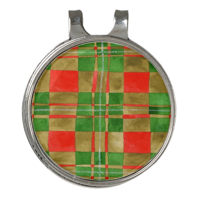 MAC GREGOR TARTAN Golf Hat Clip (Front)