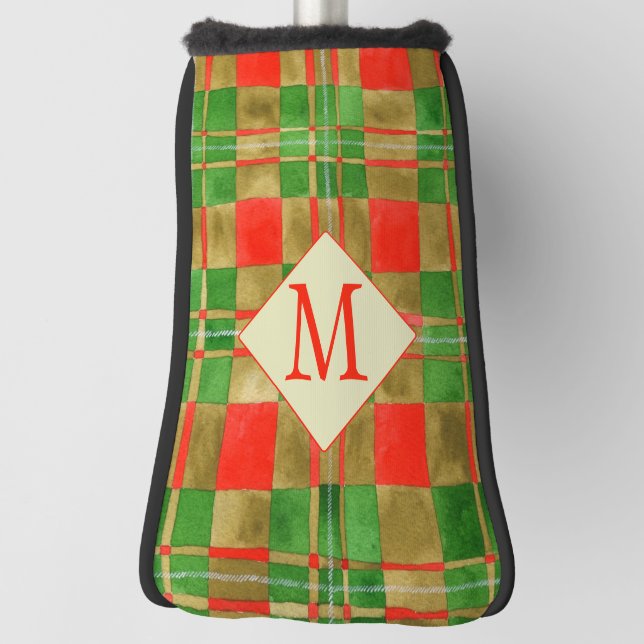 MAC GREGOR TARTAN Golf Putter Cover + Initial (Rotate 90)