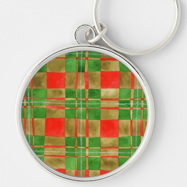 MAC GREGOR TARTAN Premium Round Keychain  (Front)