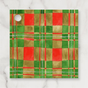 MAC GREGOR TARTAN Square Gift Tags