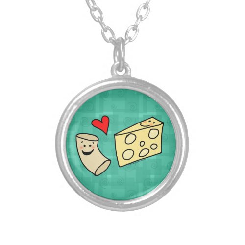 Mac Loves Cheese Cute Macaroni  Cheese Necklace