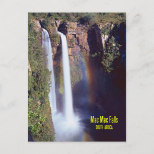 Mac Mac Falls South Africa Postcard