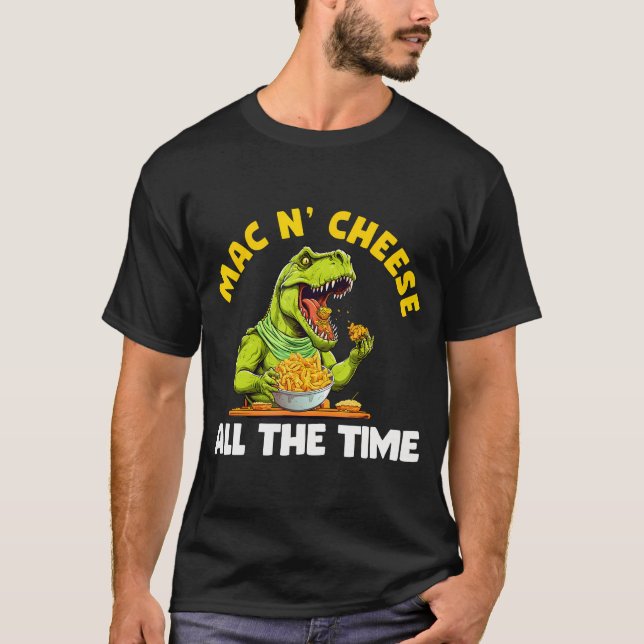 Mac N Cheese Kids Boys Youth Funny Macaroni And Ch T-Shirt (Front)