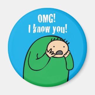 Mac OMG! Magnet (Blue)