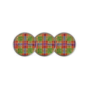 MAC RAE TARTAN Golf Ball Markers