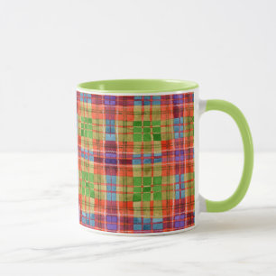 MAC RAE TARTAN Lime Combo Mug