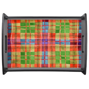 MAC RAE TARTAN Serving Tray / Black