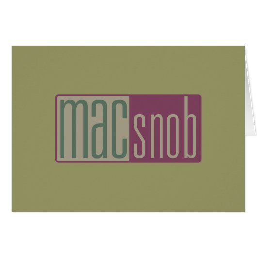 mac snob (Front Horizontal)