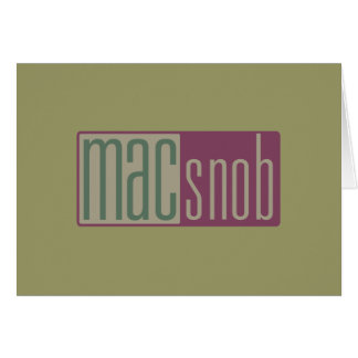 mac snob cards