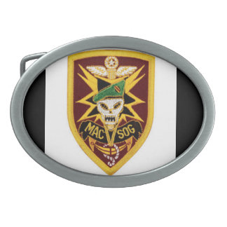 Mac Sog Vietnam Oval Belt Buckle