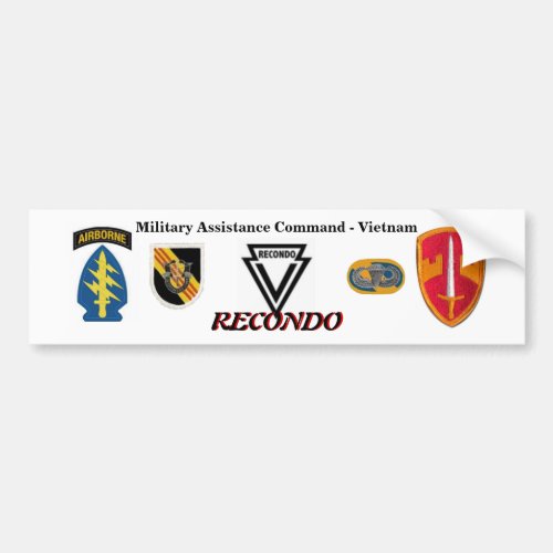 MAC_V RECONDO Bumper Sticker